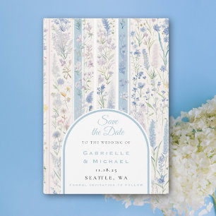 Delfts Blauw Witte Chinoiserie Porselein Vogel Save The Date