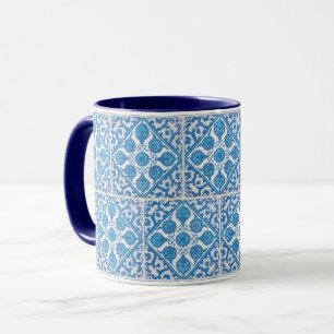 Delfts Blauw Witte Vintage Neptegel Koffiemok Mok