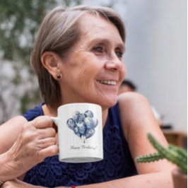 Delfts Blauwe Ballonnen aanpasbaar Mok