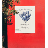 Delfts Blauwe Ballonnen aanpasbaar Poster