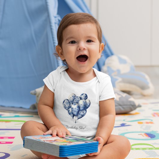 Delfts Blauwe Ballonnen aanpasbaar Romper