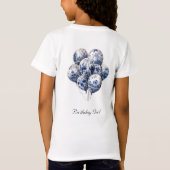 Delfts Blauwe Ballonnen aanpasbaar T-shirt (Achterkant)