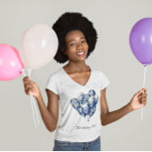 Delfts Blauwe Ballonnen aanpasbaar T-shirt