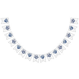 Delfts Blauwe Ballonnen, aanpasbaar Vlaggetjes