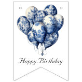 Delfts Blauwe Ballonnen, aanpasbaar Vlaggetjes (Derde vlag)