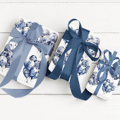 Delfts blauwe ballonnen inpakpapier
