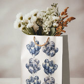 Delfts blauwe ballonnen medium cadeauzakje