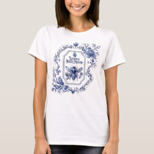 Delfts Blauwe Honing Bijen & Bloemen T-shirt