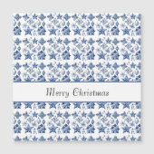 Delfts blauwe kerstversiering op maat (Voorkant)