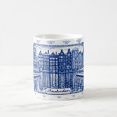 Delfts Blauwe stijl mok: Amsterdam Koffiemok (Center)