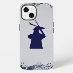 Delfts blauwe tegelmolen 'de Roos' in Delft iPhone 13 Hoesje