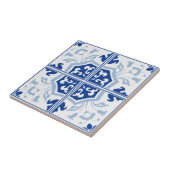 Delfts blauwe Tegels Tegeltje (Zijkant)