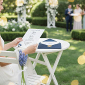 Delfts Blauwe Tulp, aangepaste foto Uitnodiging br