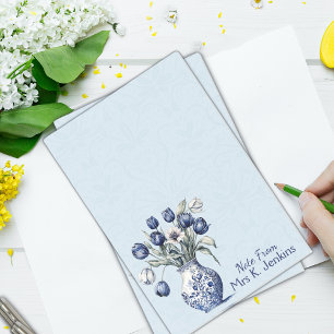  Delfts Blauwe Tulp Bloemenvaas Post-it® Notes