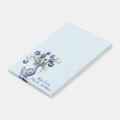  Delfts Blauwe Tulp Bloemenvaas Post-it® Notes (Schuin)