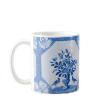 Delfts Blauwe Vogels bloemig Frans Landelijk Chic