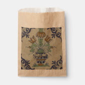 Delfts Tegel Antiek Keramische Bloempot Bedankzakje (Voorkant)