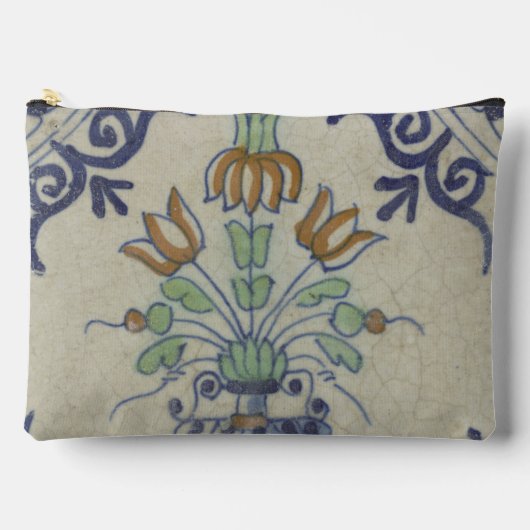 Delfts Tegel Antiek Keramische Bloempot Etui (Voorkant)
