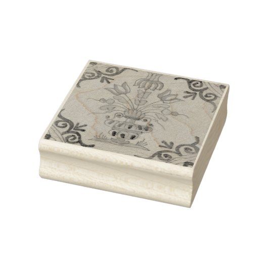 Delfts Tegel Antiek Keramische Bloempot Rubberstempel (Stempel)