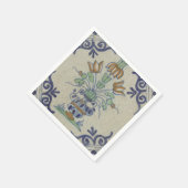 Delfts Tegel Antiek Keramische Bloempot Servet (Hoek)