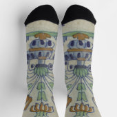 Delfts Tegel Antiek Keramische Bloempot Sokken (Top)