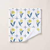 Delfts Tegel patroon Bad Handdoek (Wasdoekje)