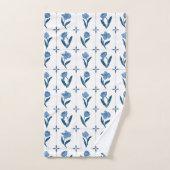 Delfts Tegel patroon Bad Handdoek (Handdoek)