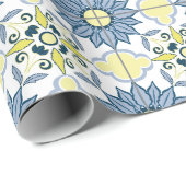 Delfts Tegel patroon Cadeaupapier (Rol Hoek)