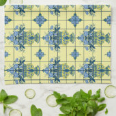 Delfts Tegel patroon Theedoek (Gevouwen)