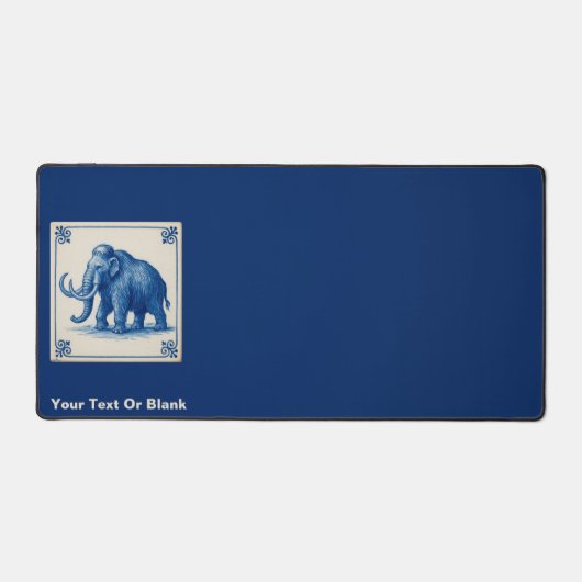 Delfts wollige mammoet bureaumat (Voorkant)