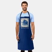 Delfts wollige mammoet schort (Gedragen)