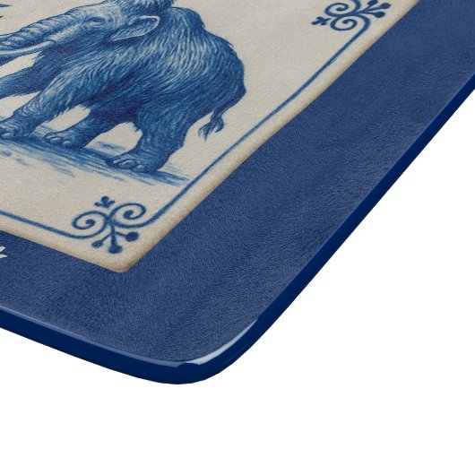 Delfts wollige mammoet snijplank (Hoek)