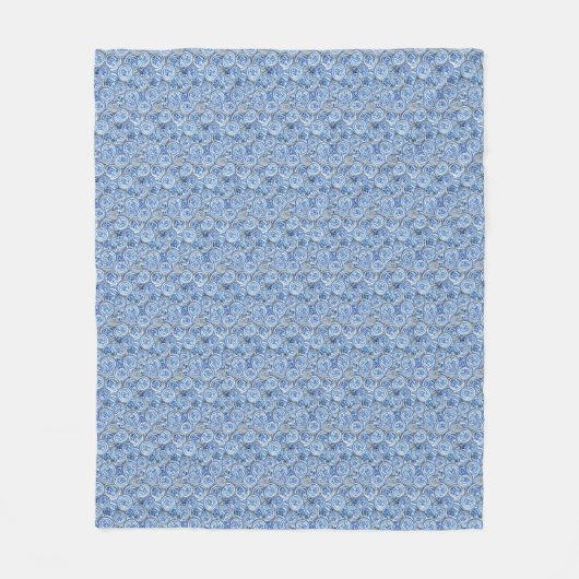 DELFTSE BORDEN FLEECE DEKEN (Voorkant)