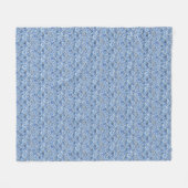 DELFTSE BORDEN FLEECE DEKEN (Voorkant (Horizontaal))