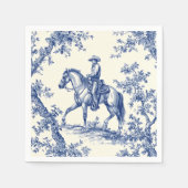 Delftware Cowboy Servet (Voorkant)