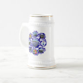 Delftware/Delft Blue Style Holland Stein Bierpul (Voorkant links)