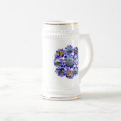Delftware/Delft Blue Style Holland Stein Bierpul (Voorkant rechts)
