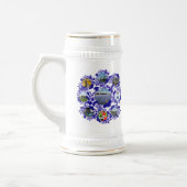 Delftware/Delft Blue Style Holland Stein Bierpul (Links)