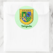 Delgado Family Shield Stickers (Tas)