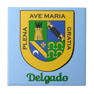 Delgado Family Shield Tegeltje