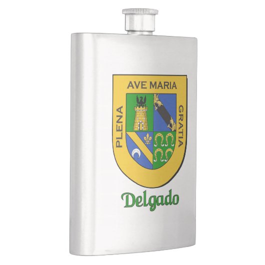 Delgado Heraldic Shield Heupfles (Rechts)