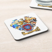 Delgado-laag van wapens set van 6 plastic Onderzet Bier Onderzetter (Linkerzijde)