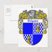 Delgado Wapenstaart (Beheerd) Briefkaart (Voorkant / Achterkant)