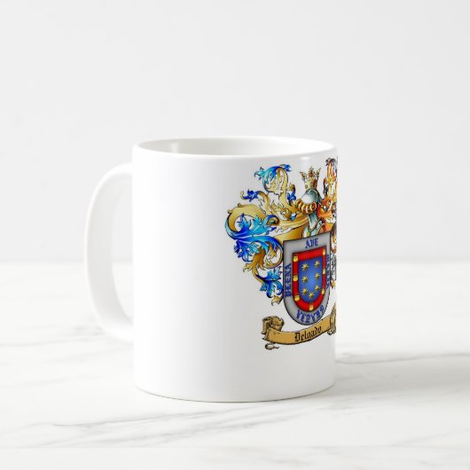 Delgado - Wapenwitte Mok (Voorkant links)