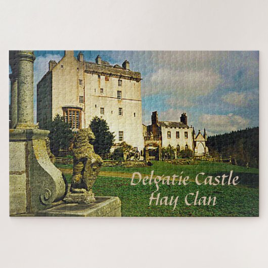 Delgatie Castle - Hay Clan Jigzaag Puzzle Legpuzzel (Horizontaal)