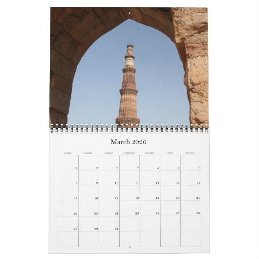 Delhi 2026 kalender (Mar 2026)