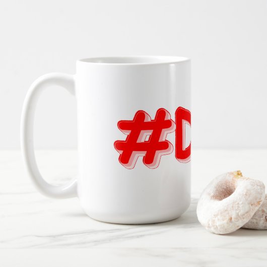 "#Delhi" Cute Design. Bestel nu Koffiemok (Met donut)