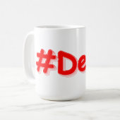 "#Delhi" Cute Design. Bestel nu Koffiemok (Voorkant links)