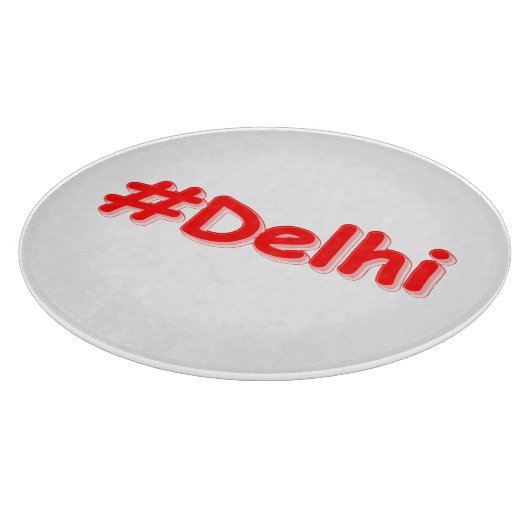 "#Delhi" Cute Design. Bestel nu Snijplank (Hoek)