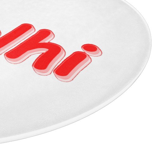 "#Delhi" Cute Design. Bestel nu Snijplank (Hoek)